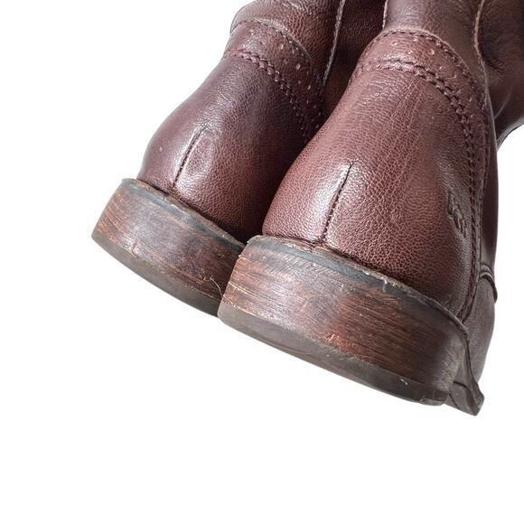 UGG Women's Jena Fashion Boots in Brown Leather Women's Size 8 - Picture 11 of 16